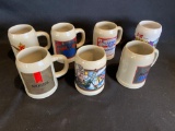 (7) Anheuser Busch Stein Mugs