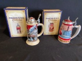 (2) Anheuser Busch Busch Collection Steins