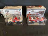 (2) Budweiser Diecast Earnhardt Jr Stock Cars