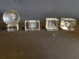 (4) Anheuser Busch Cut Crystal