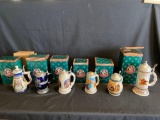 (6) Anheuser Busch Membership Steins