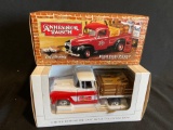 (2) Budweiser Die Cast Coin Banks