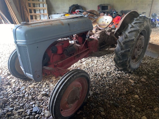 Ford 9n tractor with 3 point blade