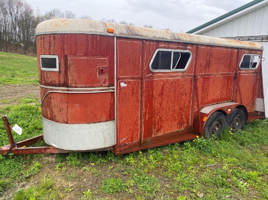 16 ft stock trailer