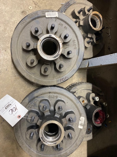 Trailer drum hubs 8 bolt