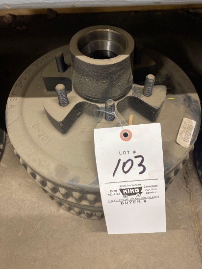 new, trailer drum hubs 6 bolt
