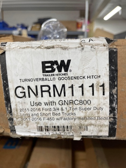 BW turnover ball gooseneck hitch