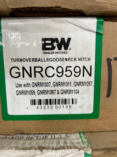 BW turnover ball gooseneck hitch