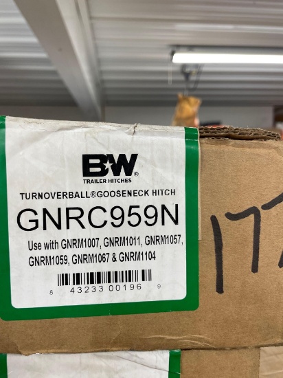 BW turnover ball gooseneck hitch