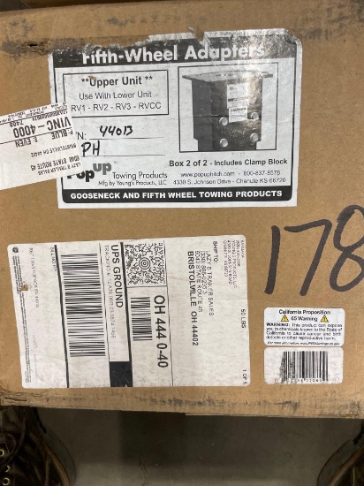 5th wheel upper unit adapter