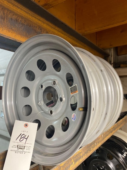 pair 15-5 5 bolt rims