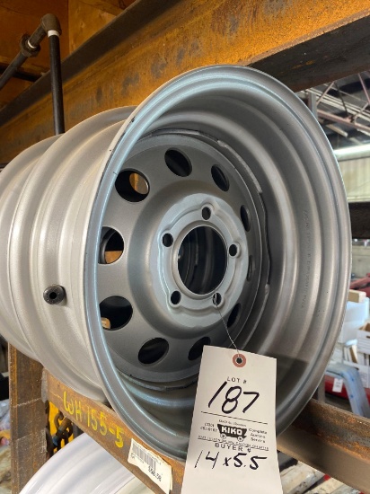 pair of 14-5.5 5 bolt rims
