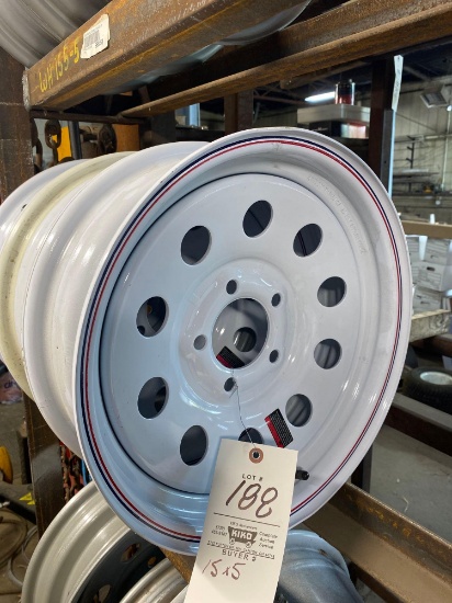 (3) 15-5 5 bolt rims