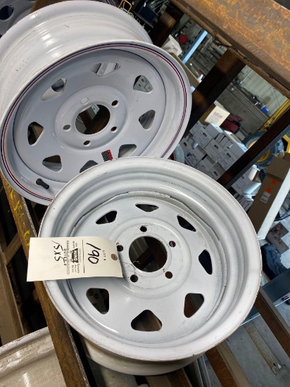 pair of 15x5 5 bolt rims