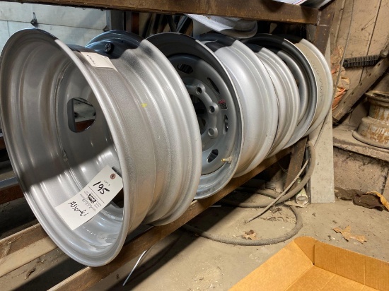 assorted steel rims