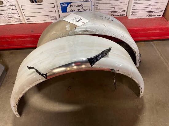 2 metal fenders