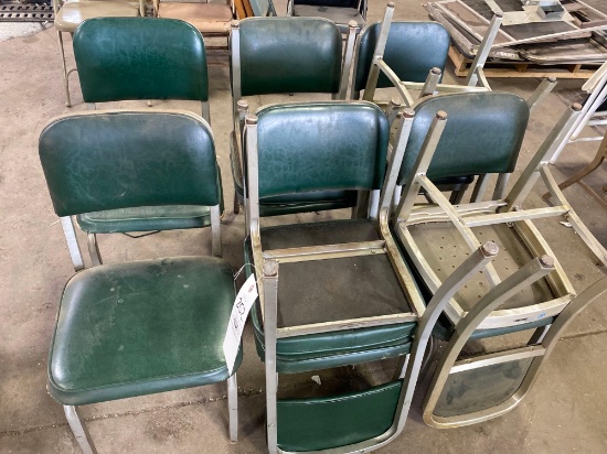 metal chairs -10 count