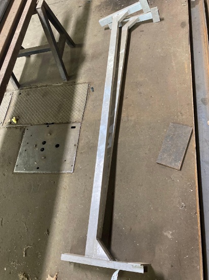 2 7 ft aluminum racks