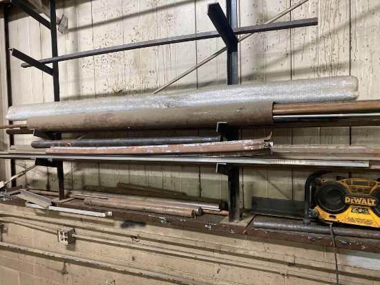 Assorted steel tubing and stock