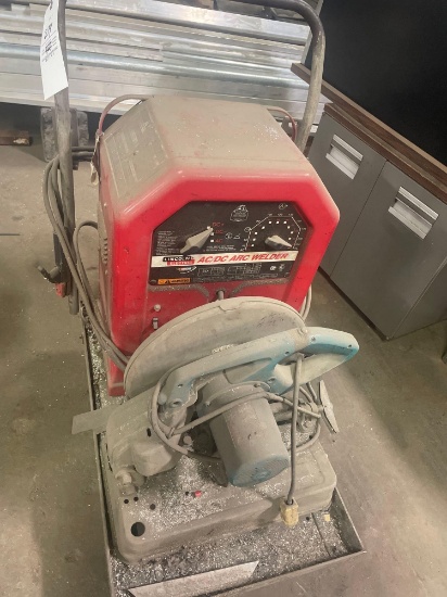 Lincoln elec arc welder - chop saw