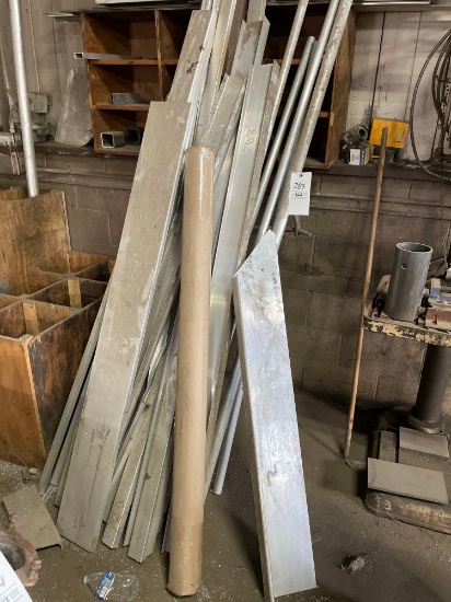 misc. alum tubing, beams, and pieces