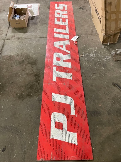 PJ Trailers tin sing, approx. 11ft