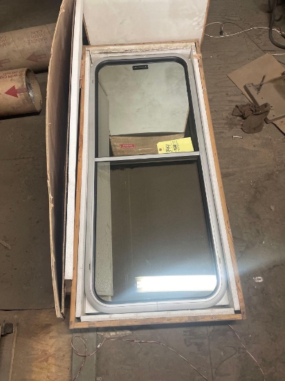 2 New feather lite trailer window