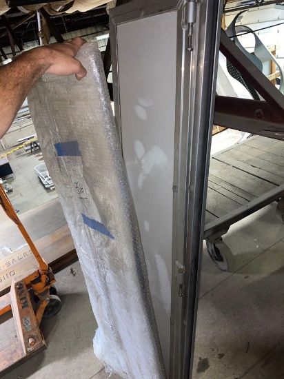 3 panel aluminum door for sundowner trailer