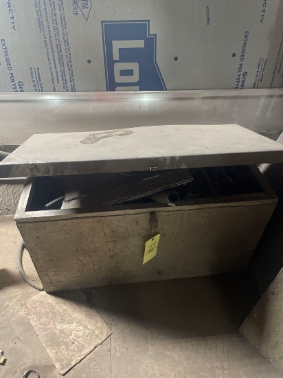 aluminum box with contents