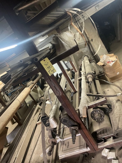 contents of 3 racks of aluminum and steel