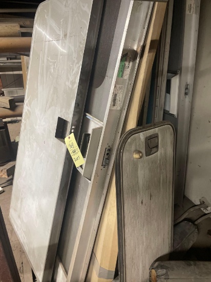 Aluminum doors