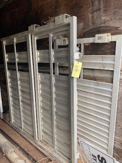 72x72 alum trailer door