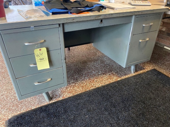 metal desk