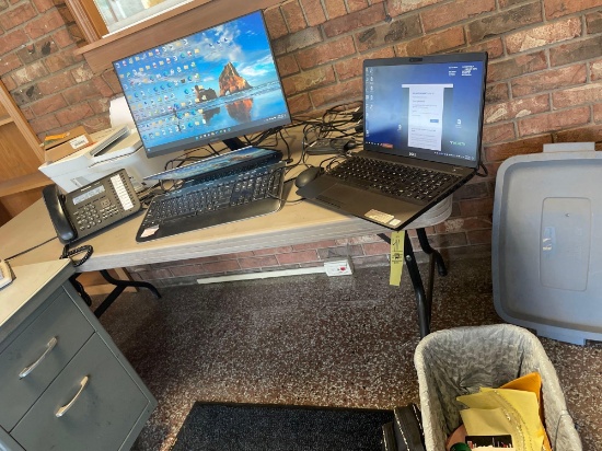 6 ft folding table - table only