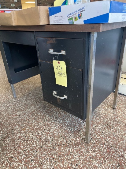 metal desk