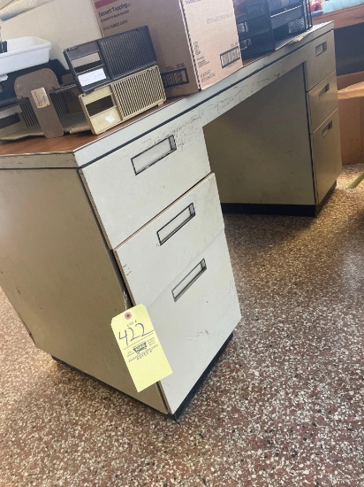 metal desk