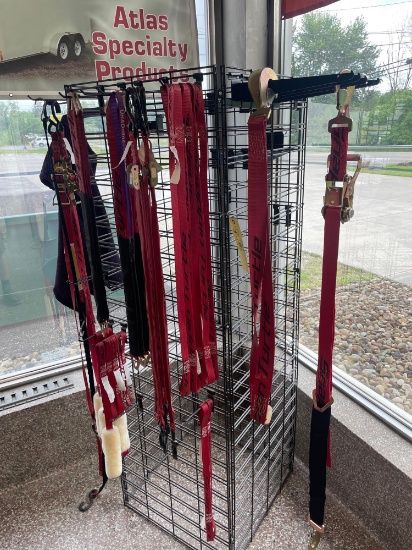 rack with dozen plus tie downs