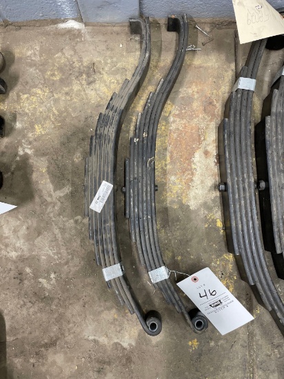 (2) 4k lb leaf spring