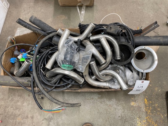 misc. trailer wiring and tubing for wiring