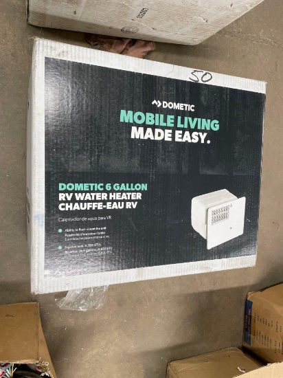 Dometic 6ga RV water heater NIB