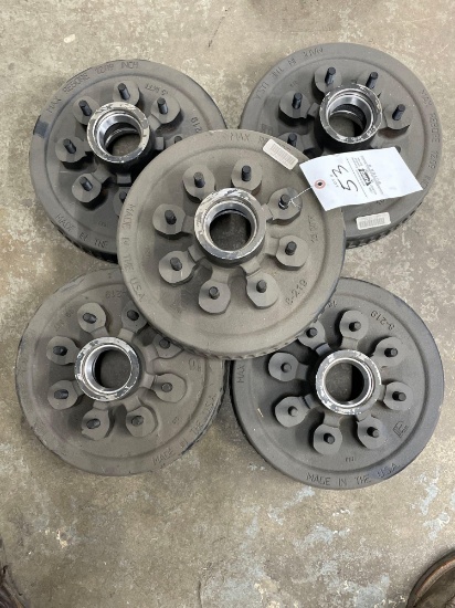 NEW 8 bolt trailer hub drums
