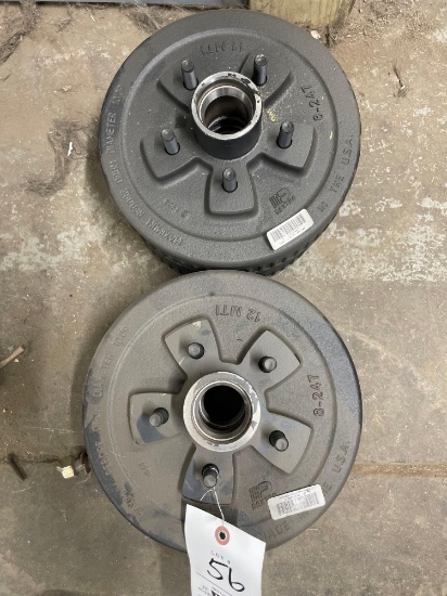 NEW 5 bolt trailer drum hubs