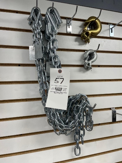 trailer safety chains, tow hooks