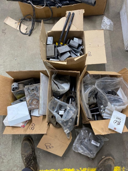 spindle nuts, center hangers, assorted parts
