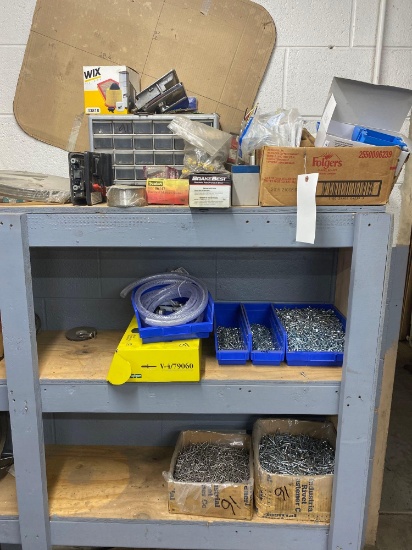 trailer leaf springs, drop hitch, self tapping screws, misc.