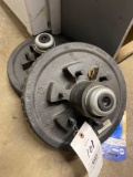 new, trailer drum hubs 6 bolt