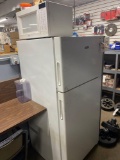 Hotpoint refrigerator and Samsung microwave