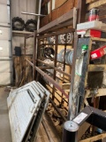 Metal tire rack - 12 ft long