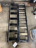 pair of steel ramps - 5ft long 13 inches wide