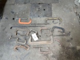 C-clamps, hooks